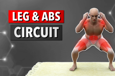Quick Leg & Abs Circuit Workout (No Equipment)