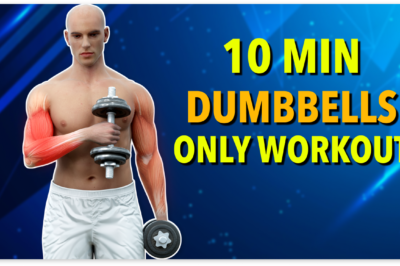 12 Min Home Workout For Beginners – Dumbbells Only