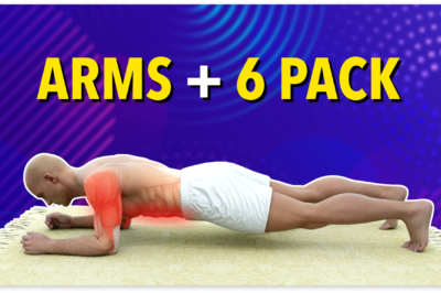 15 Minute Arms and 6 Pack Workout (Dumbbell & Weight Bearing Exercises)