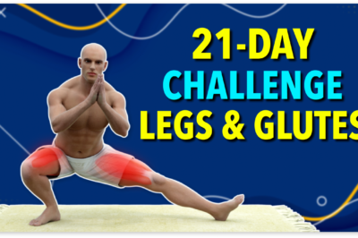 21-day Lower Body Challenge – Exercises for Glutes and Legs at Home