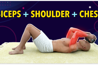 9-Minute Arms Workout With Dumbbells: Biceps + Shoulder + Chest