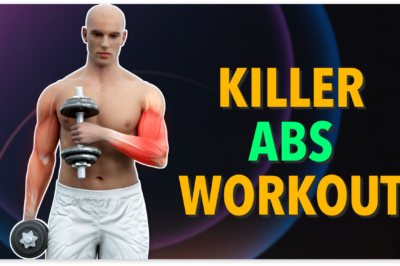 9-Min Killer Abs Workout with Weights and Calisthenics Moves