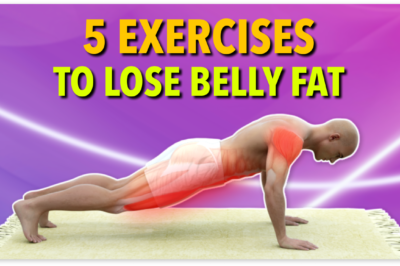 5 Exercises To Lose Belly Fat At Home – No Equipment