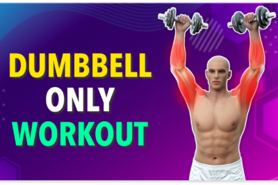 13 Minute Dumbbell ONLY Workout: Biceps – Brachialis – Deltoid