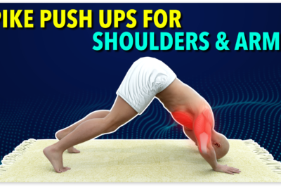 How To Get Bigger Shoulders & Arms By Doing Pike Push-Ups At Home