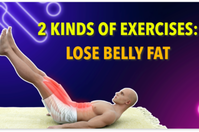 2 KINDS OF EXERCISES TO LOSE BELLY FAT (CARDIO & ABS)
